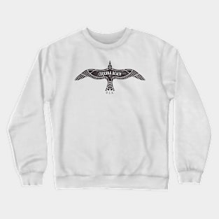 Coquina Beach, NC Summertime Vacationing Bird Flight Crewneck Sweatshirt